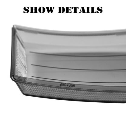 Solid Spare Fit For 1997-2004 Ford F150 F-150 Smoke Headlight Replacement Lens Left & Right