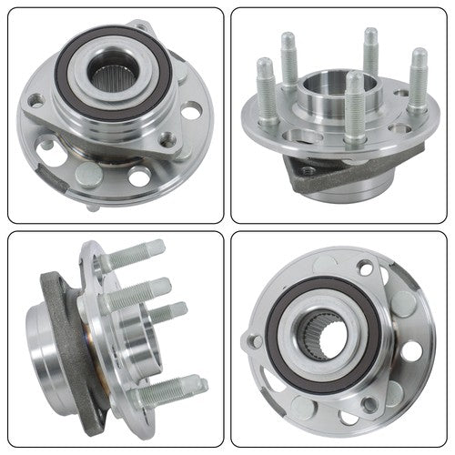 Solid Spare For Chevy Equinox Buick Regal GMC Terrain 2 Pcs Front Wheel Bearing Hubs 513288
