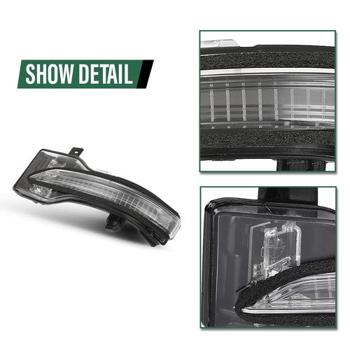 Solid Spare Fit For 2017-2024 Subaru Mirror Turn Signal Light Left Driver Side 84401FL010