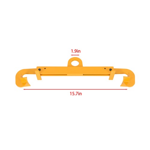 Solid Spare 15.7-22.4" Vertical Drum Clamp Lifter for 55 Gallon Steel& Plastic Drums 1100LBS