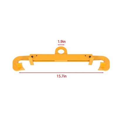Solid Spare 15.7-22.4" Vertical Drum Clamp Lifter for 55 Gallon Steel& Plastic Drums 1100LBS
