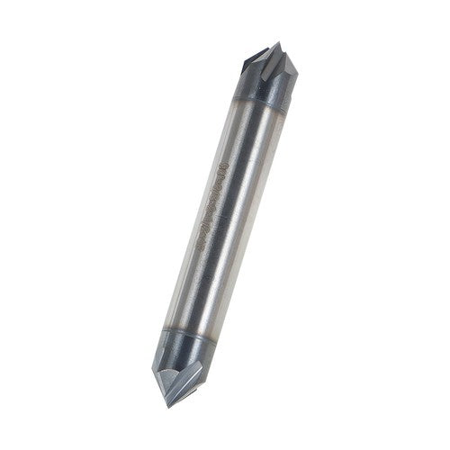 Solid Spare Double End 3/8" 4 Flute 90 Degree 2-1/2" Overall Length Carbide Chamfer Mill