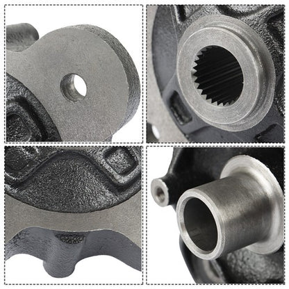 Solid Spare Rear Wheel Hub Machined Black for Polaris Ranger 570 900 1000 Diesel 5142964-067
