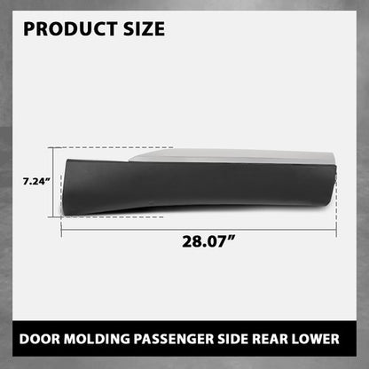 Solid Spare Door-Lower Molding Trim Rear Right Side Fit For 2010-2015 Lexus RX350 RX450h