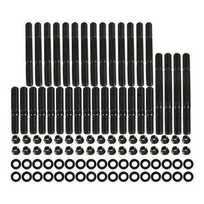 Solid Spare For Chevrolet SBC 265 267 283 302 350 Black Cylinder Head Studs w/Small Block