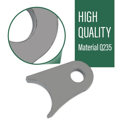 Solid Spare New For Up to 2 inch Tube Jeep Buggy Offroad Mounting Tab Weld On Bracket 4pcs