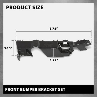 Solid Spare Fit For 2012-2018 Audi A6 S6 Front Bumper Bracket Retainer Right & Left Side