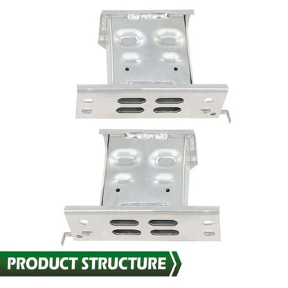 Solid Spare Fit For 10-15 Toyota Prius Left+Right Front Bumper Reinforcement Bracket