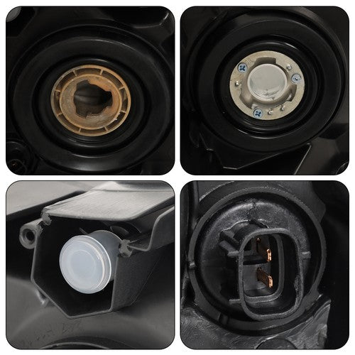 Solid Spare Headlights For Toyota Prius 2012 2013 2014 2015 Halogen Clear Left+Right Side