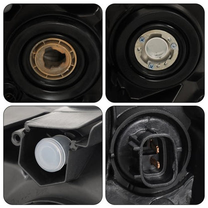 Solid Spare Headlights For Toyota Prius 2012 2013 2014 2015 Halogen Clear Left+Right Side