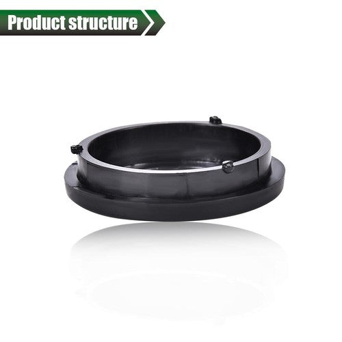 Solid Spare Fit For 19-21 Ford Ranger Pickup 4-Door Ignition Bezel Trim Ring Black