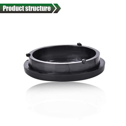 Solid Spare Fit For 19-21 Ford Ranger Pickup 4-Door Ignition Bezel Trim Ring Black