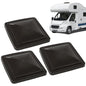 Solid Spare 14" x 14" Replacement Roof Vent Cover Camper RV Trailer Ventline 3PC