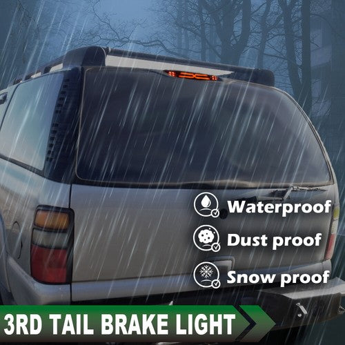 Solid Spare Fit For 00-06 Suburban Tahoe Yukon Red LED Third Brake Light Cargo Lamp New