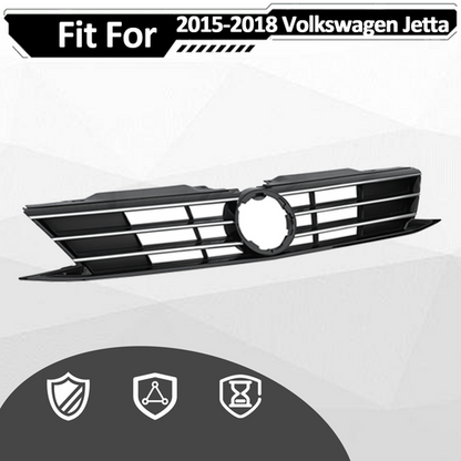 For 2015 2016 2017 2018 VW Volkswagen Jetta Front Bumper Chrome Grille Grill