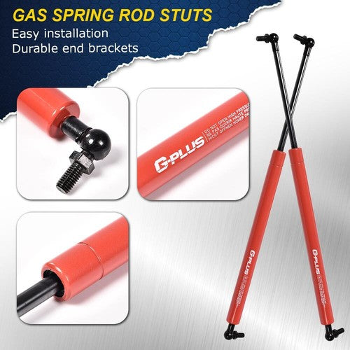 Solid Spare Fit For Chevy Trailblazer EXT GMC Envoy 02-06 SUV Tailgate Lift Supports Red