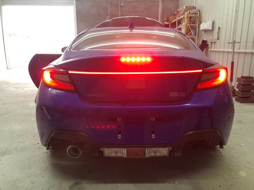For 2022-2024 Subaru BRZ Toyota GR86 LED Trunk Light Bar Rear Brake Lamp Trim