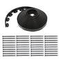 Solid Spare L-shaped Landscape Edging Border Kit 100'1.7"No-Dig Garden Edge Lawn Border New