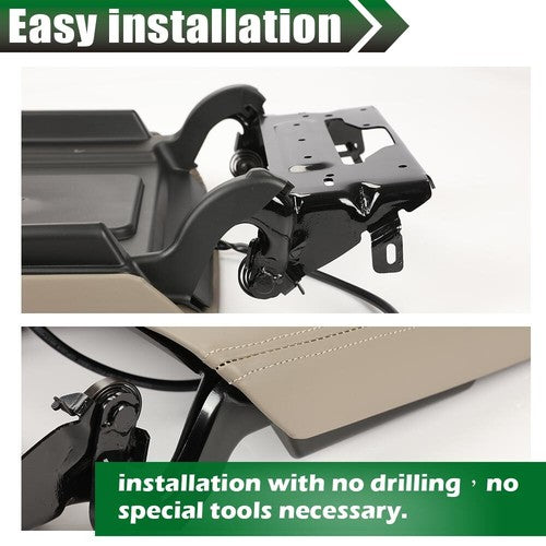 Solid Spare Fit For 15-19 Suburban Yukon Wireless Charging Center Console Armrest Lid