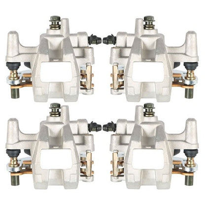 Solid Spare For Yamaha YFM700F/P Grizzly 700 2007-2020 Front & Rear Brake Calipers w/Pads