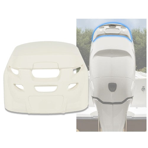 Solid Spare New White Top Cowling Airdam Cap For Verado # 8M0090474 Air Dam Cap