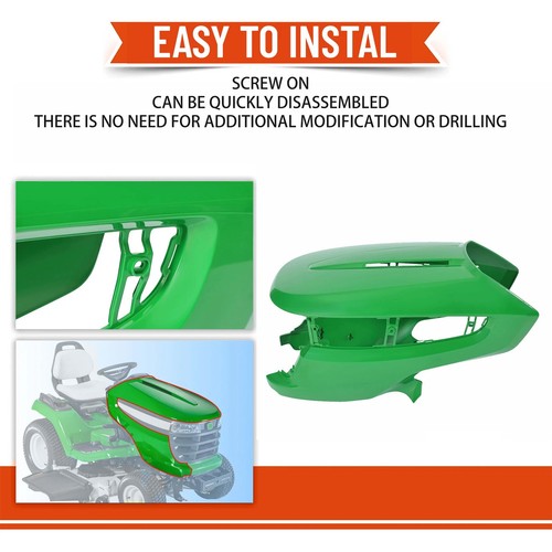Solid Spare #M152326 For John Deere X500 X520 X534 X540 Lawn Mower Front Hood Assembly