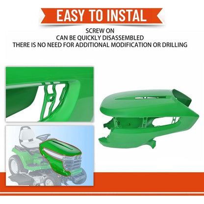 Solid Spare #M152326 For John Deere X500 X520 X534 X540 Lawn Mower Front Hood Assembly