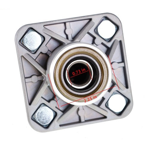Solid Spare For Club Car DS Golf Cart 1982-2002 Models 2x Front Wheel Hub Kit Bearings Seals