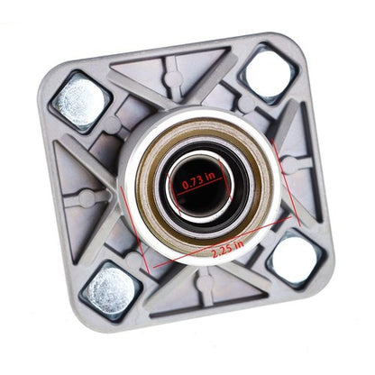 Solid Spare For Club Car DS Golf Cart 1982-2002 Models 2x Front Wheel Hub Kit Bearings Seals