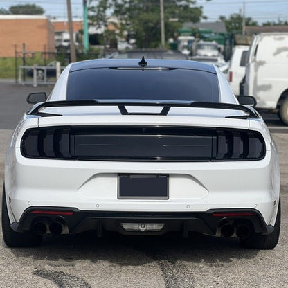 Solid Spare Glossy Black Rear Trunk Spoiler Wing GT-Style For Ford Mustang S550 2015-2022