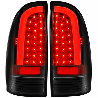 Solid Spare [LED TUBE BAR]FOR 05-15 TOYOTA TACOMA TAIL LIGHT BRAKE PARKING LAMPS BLACK