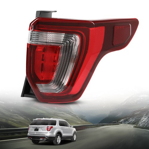 Solid Spare Tail Light Fit For 2016-2019 Ford Explorer Rear Brake Parking Lamp Right Side