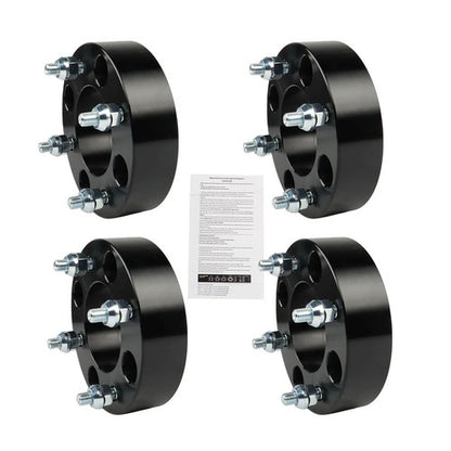 Solid Spare 2002 2003 for Suzuki 500 250 Black 4Pcs Wheel Spacer 4x110 1.5" 74mm M10x1.25