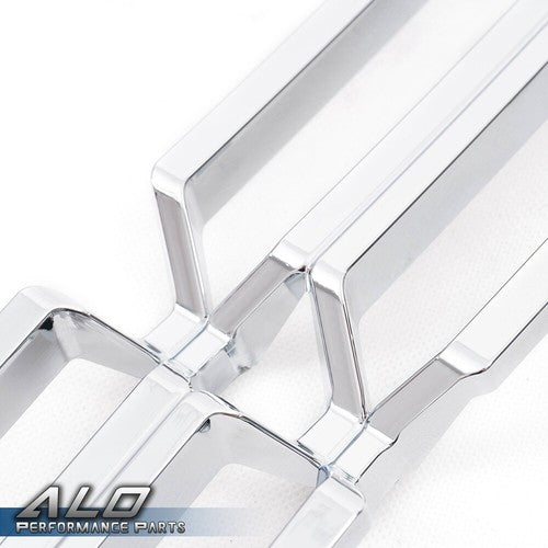 Solid Spare Fit For 16-18 Chevy Silverado 1500 Front Upper Grille Overlay Cover Insert