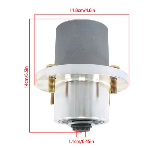 Solid Spare Lawn Mowing Machine Board Spindle For Hustler Fastrak Raptor SDX SD 605380125981
