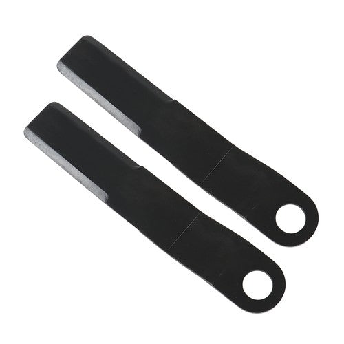 Solid Spare Heavy Duty AR400 Steel Mower King For Skidsteer Brush Hog Cutter Blades 2PCS