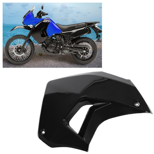 Solid Spare Left Radiator Shrouds Painted Black For Kawasaki KLR650 08-18 KLR650 Camo 16-18