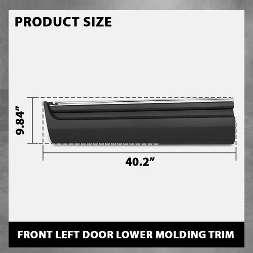 Solid Spare Door-Lower Molding Trim Front Left Fit For 2011-2015 Ford Explorer BB5Z7820879BA