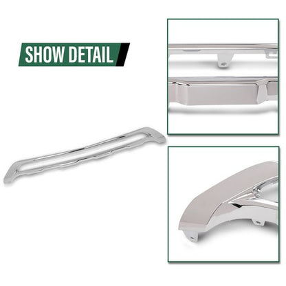 Solid Spare Front Chrome Grille Surround Bumper Cover Fit For 13-15 Mercedes Benz GLK350 250