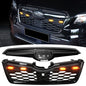 For 2019 2020 2021 Subaru Forester Front Bumper Black Honeycomb Grille w/Light