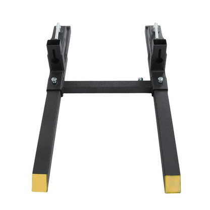 Solid Spare 2000lbs Pallet Forks Clamp On Tractor Forks w/Adjustable Bucket Forks 43" New