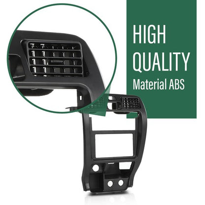 Solid Spare Fit For 1999-2002 Toyota 4Runner Center Dash Panel Radio Climate Control Bezel