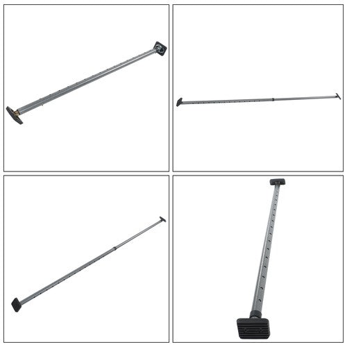 Solid Spare Adjustable Cargo Bar Pickup Truck Bed Holder Ratcheting Stabilizer 40" to 73"