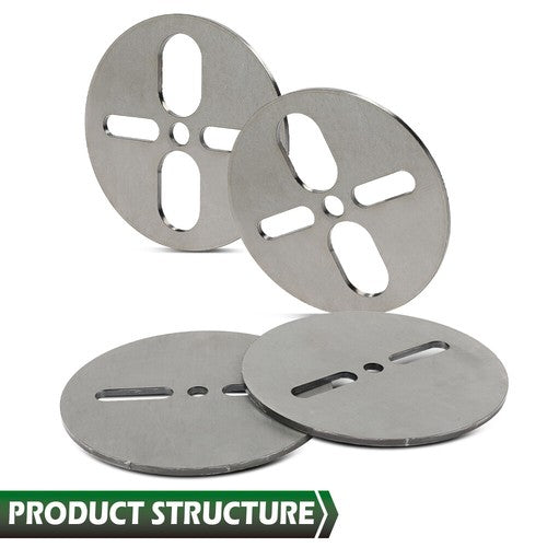 Solid Spare Universal Air Ride Mount Plates Upper Lower Dual or Single Port 2500 2600 Bag