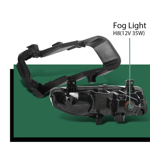 Solid Spare Fog Lights Driving Lamps w/ Wiring Fit For 17-19 Nissan Kicks Left+Right side