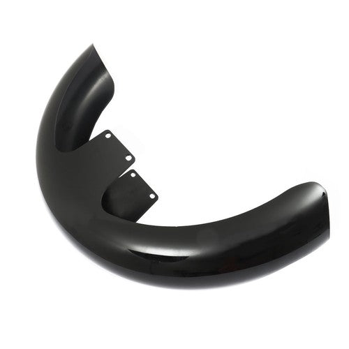 Solid Spare For Touring Electra Glide Street Glide 19" Wheel Wrap Front Fender bright black