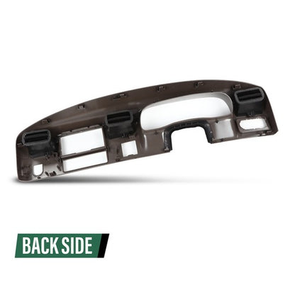 Solid Spare Fit For 1999-2004 Ford F250 F350 Dash Instrument Cluster Radio Trim Bezel Gray