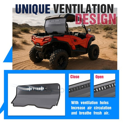 Solid Spare For CFMoto ZForce 950 Sport &Trail / 800 Trail 2023-2025 Rear Windshield Tinted