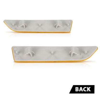 Solid Spare 2pcs Front Side Bumper Marker Reflector Light Fit For 2007-2010 BMW X3 E83