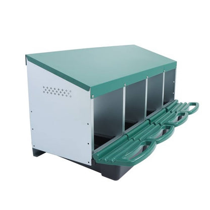 Solid Spare Chicken Nesting Boxes Metal Chicken Egg Laying Box with Perch 4 Hole